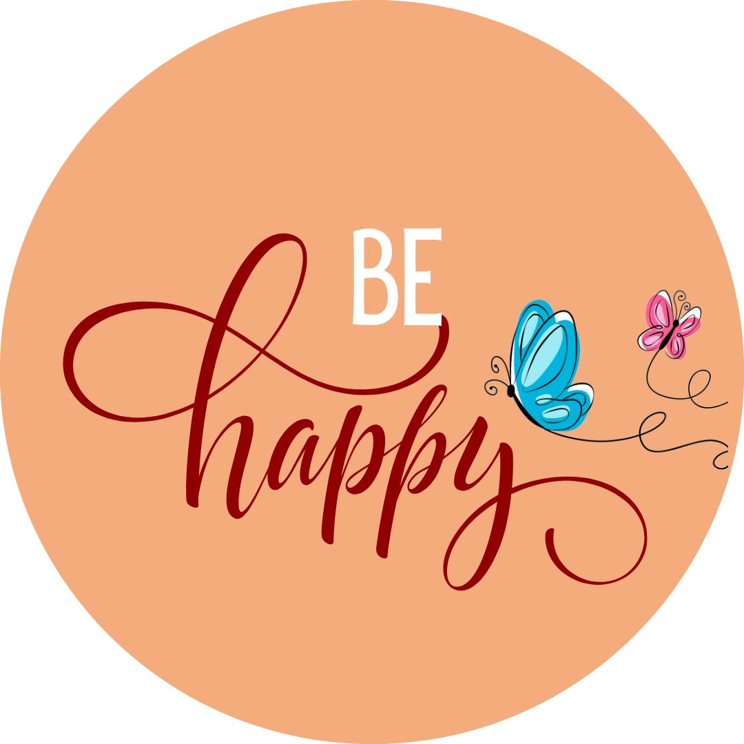 Be Happy Motivational Pin Badge - Image 2