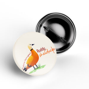 Ruddy Shelduck Metal Pin Badge