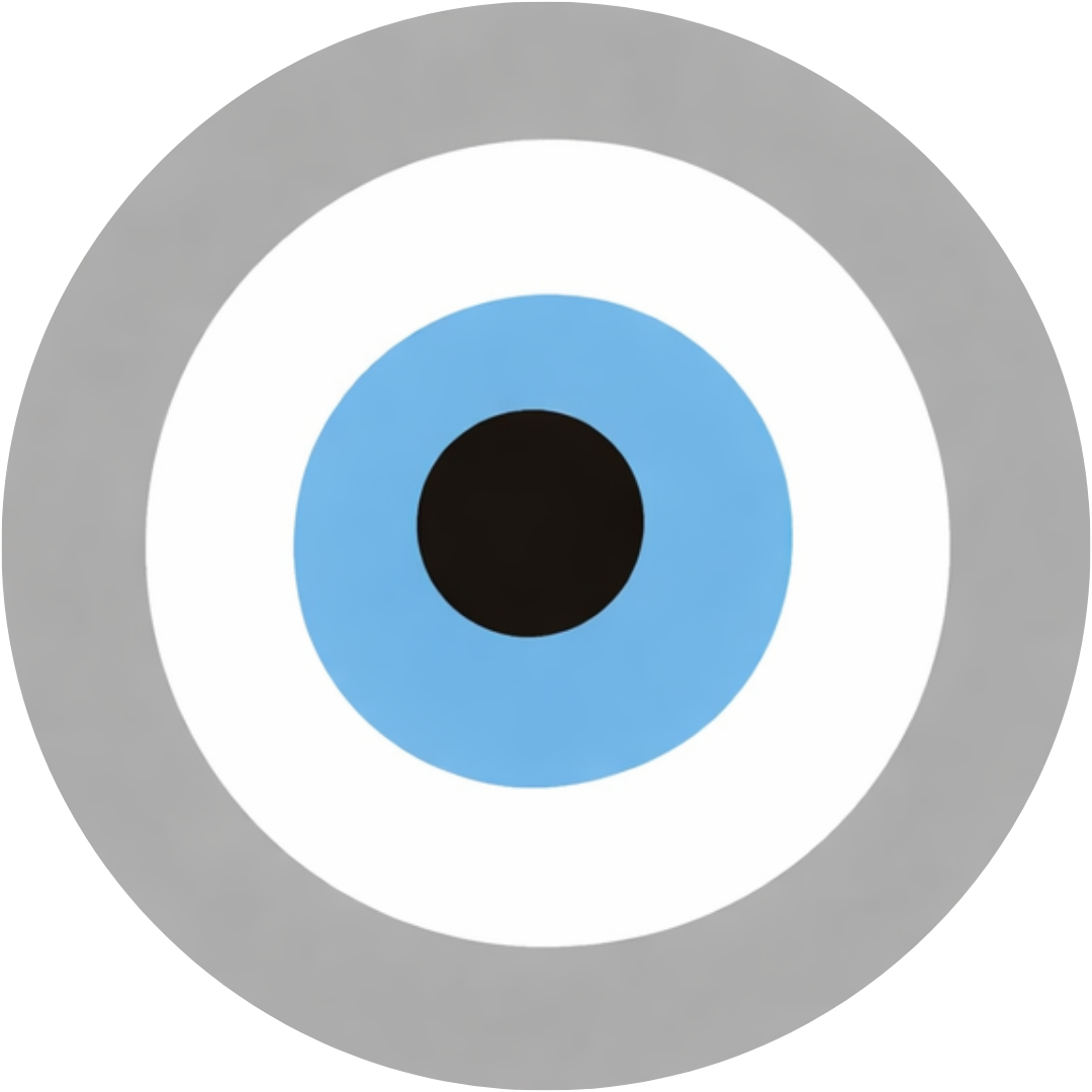 Green Evil Eye Protection Badge glossy pin 2