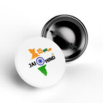 Jai Hind Independence Day Badge 15 August tricolor design