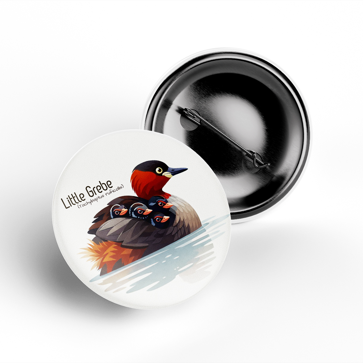 Little Grebe Wildlife Badge bird pin