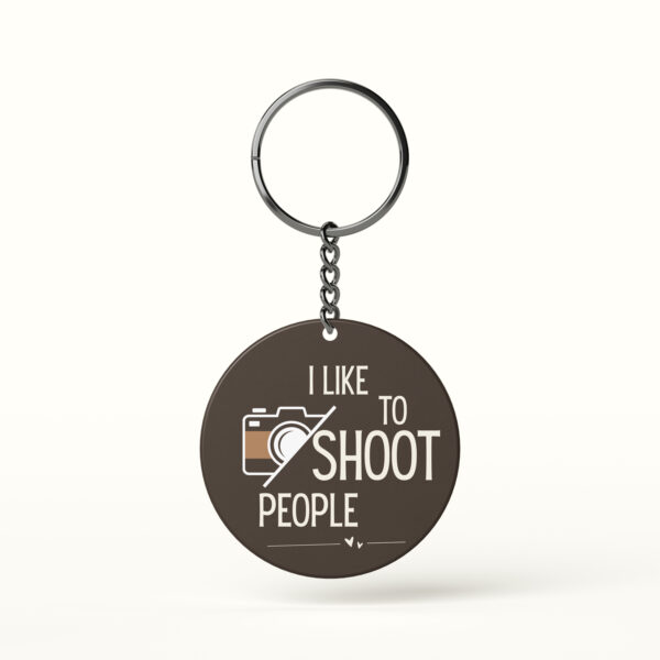 photography lover camera keychain design