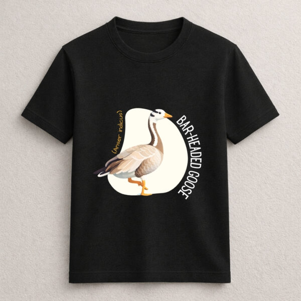 Bar Headed Goose bird graphic nature T-shirt design