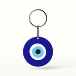 Blue Evil Eye Protection Keychain