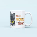 night think owl quote printed mug