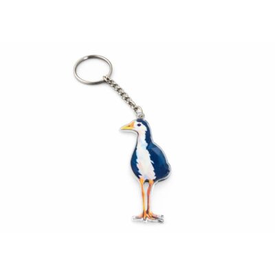 shorebird acrylic keychain minimal bird design