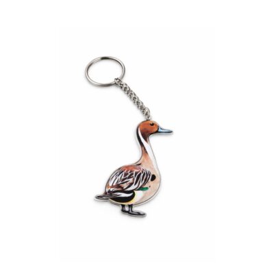 pintail duck acrylic keychain realistic bird design