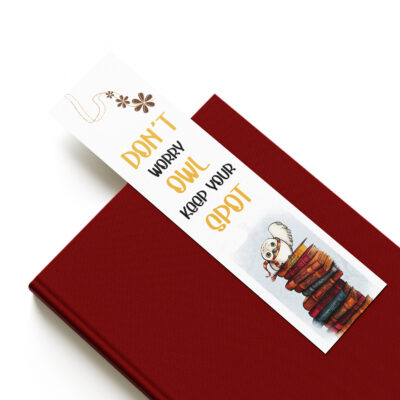 Owl Bookmark cute premium design