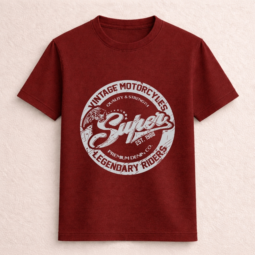 Vintage Motorcycles Legendary Riders Graphic T-Shirt - Image 2