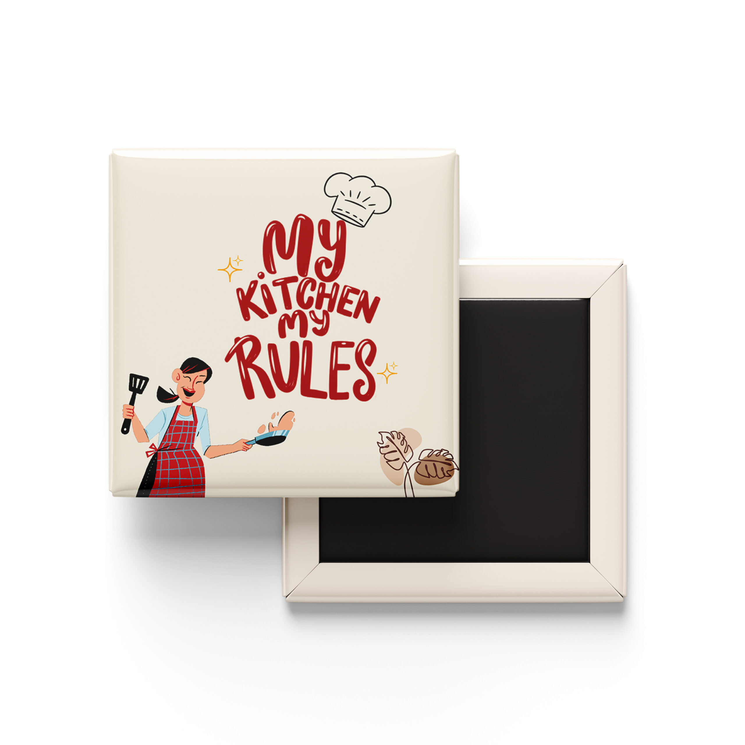 my kitchen my rules fridge magnet
