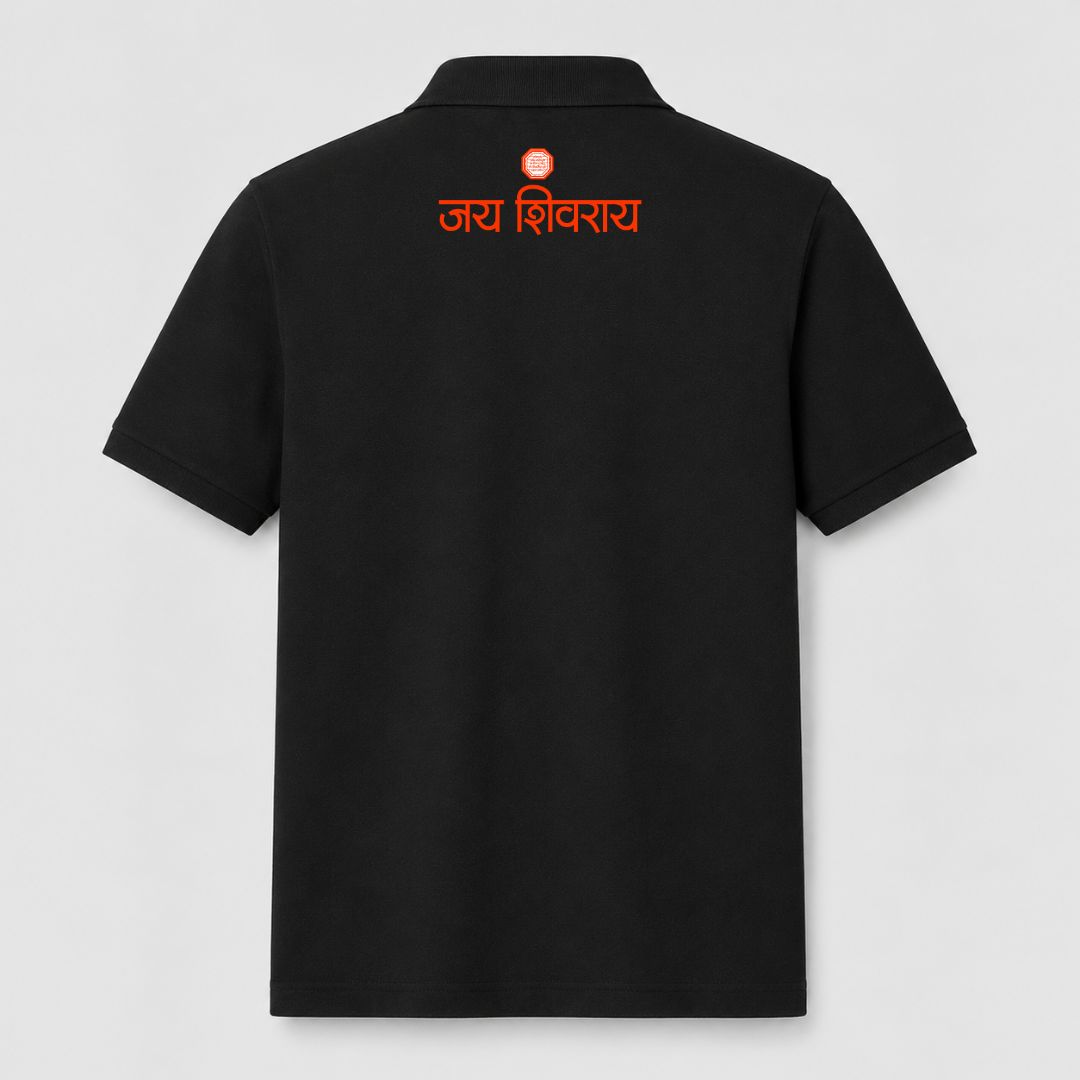 Maratha Raja Shivaji Maharaj Collar T-Shirt - Image 3