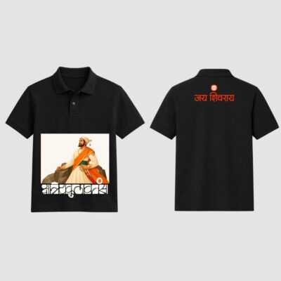 Shivmudra Marathi Collar T-Shirt