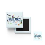World Wetlands Day fridge magnet wildlife design