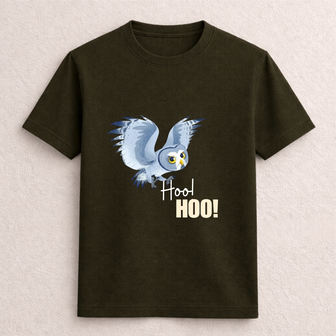 Hoot HOO Owl Graphic T-Shirt - Image 3