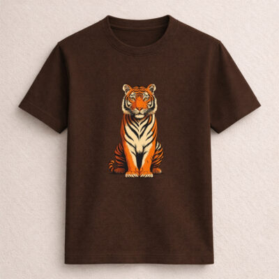 Majestic Tiger Wildlife Graphic T-Shirt