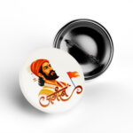 swarajya shivaji maharaj pin badge