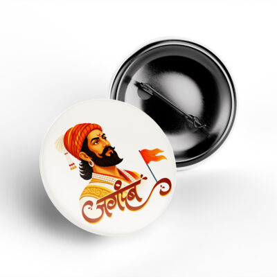 swarajya shivaji maharaj pin badge