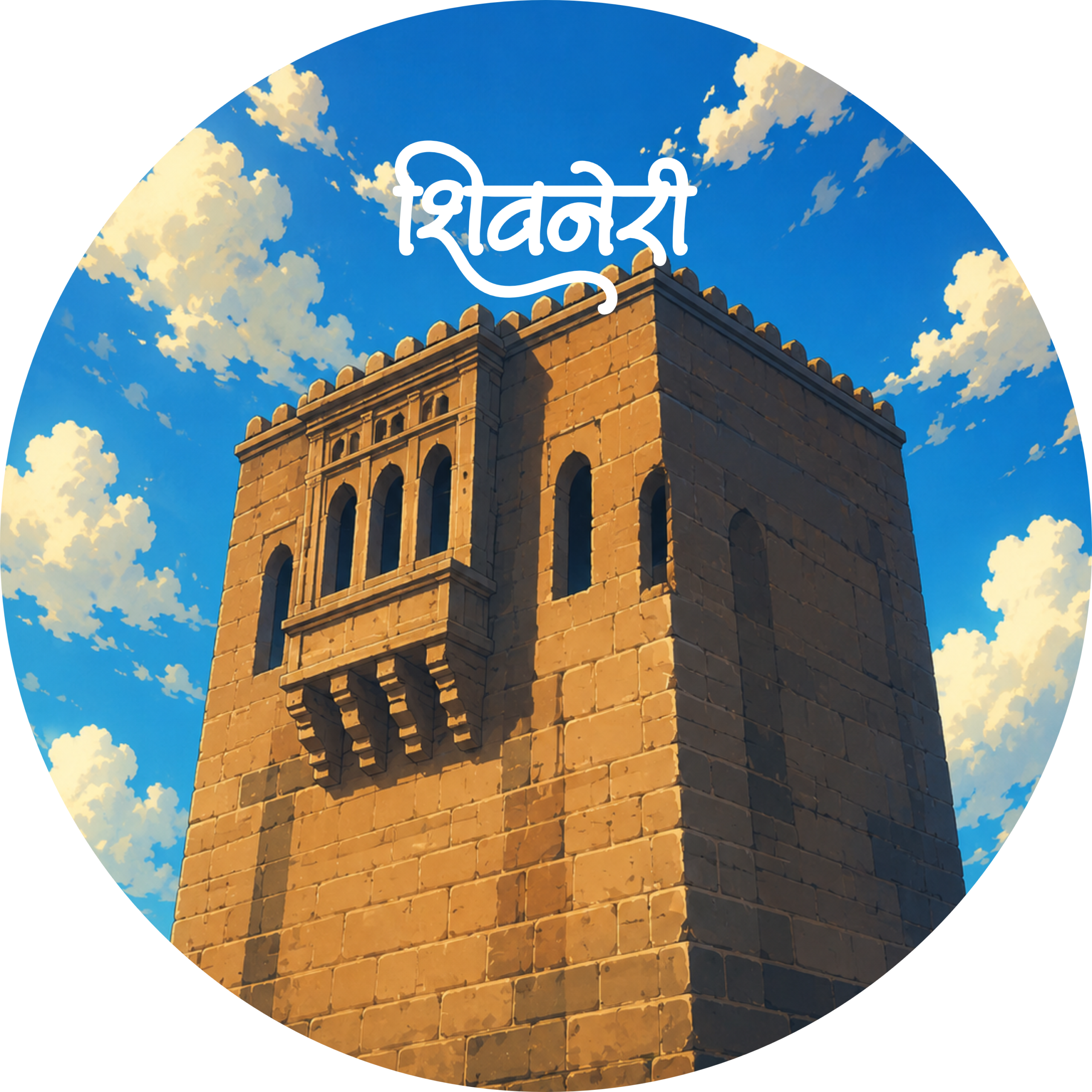 Shivneri Fort Pin Badge – Historic Maratha Heritage Badge - Image 2