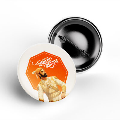 chhatrapati shivaji maharaj pin badge