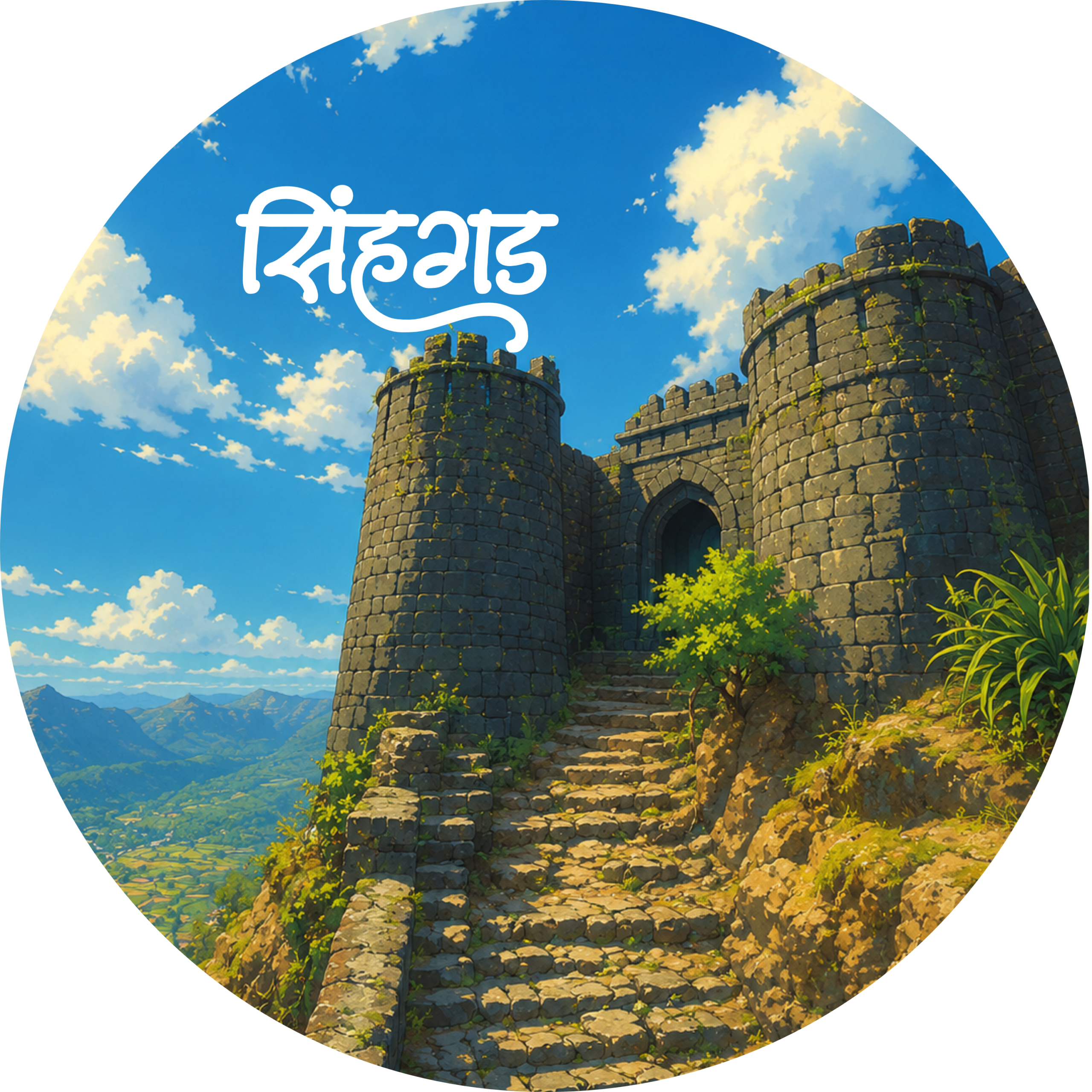 Sinhagad Fort Pin Badge – Premium Heritage Collectible - Image 2