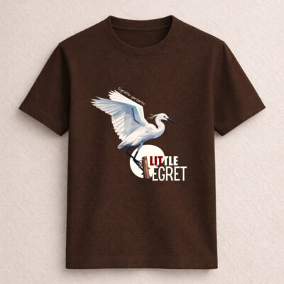 Little Egret Bird Graphic T-Shirt