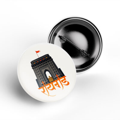 Raigad Fort Button Badge