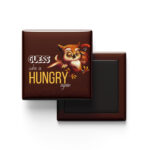 funny owl fridge magnet hungry again