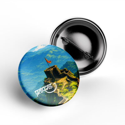 Pratapgad Fort Pin Badge