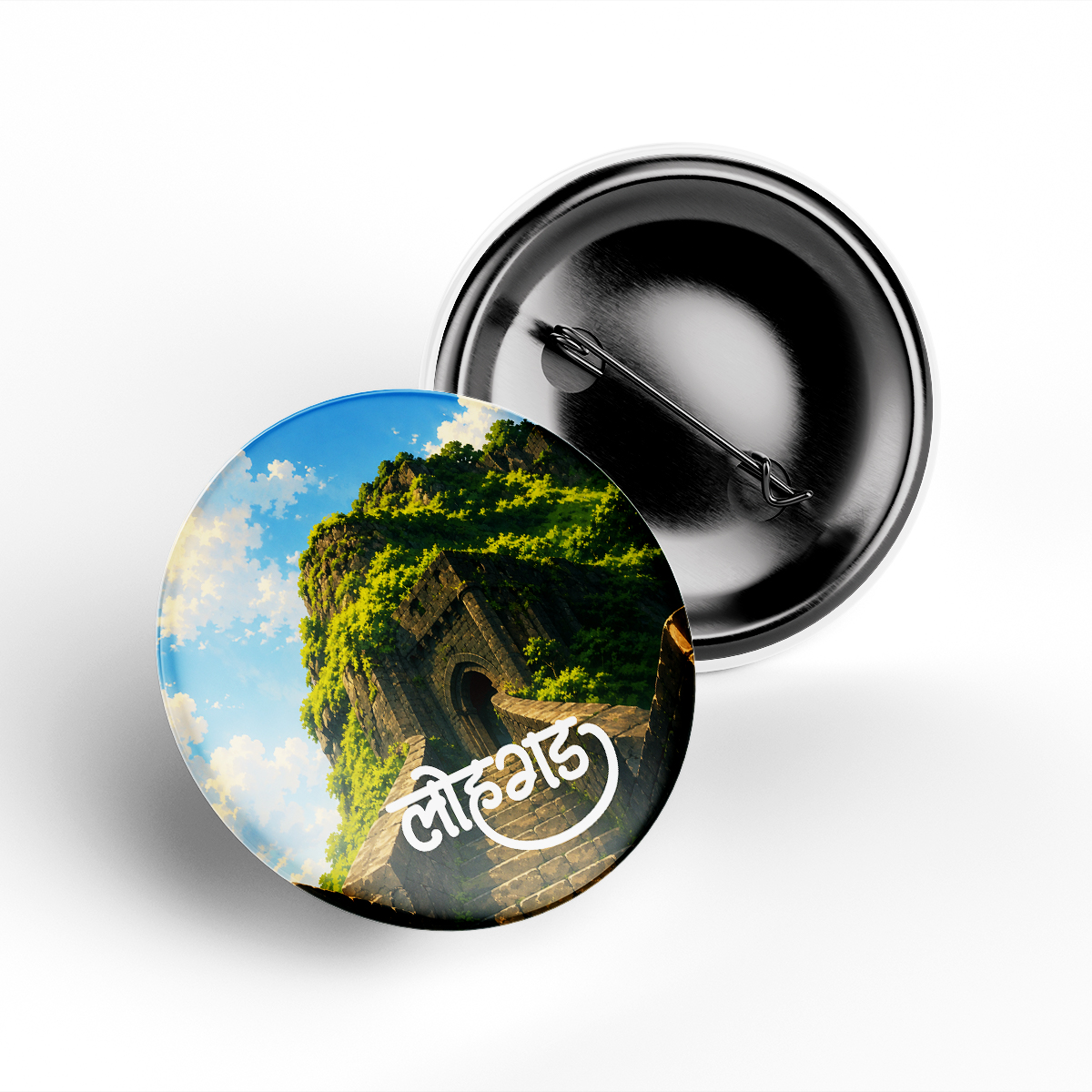 Lohgad Fort Pin Badge