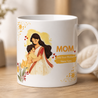personalized mom name coffee mug