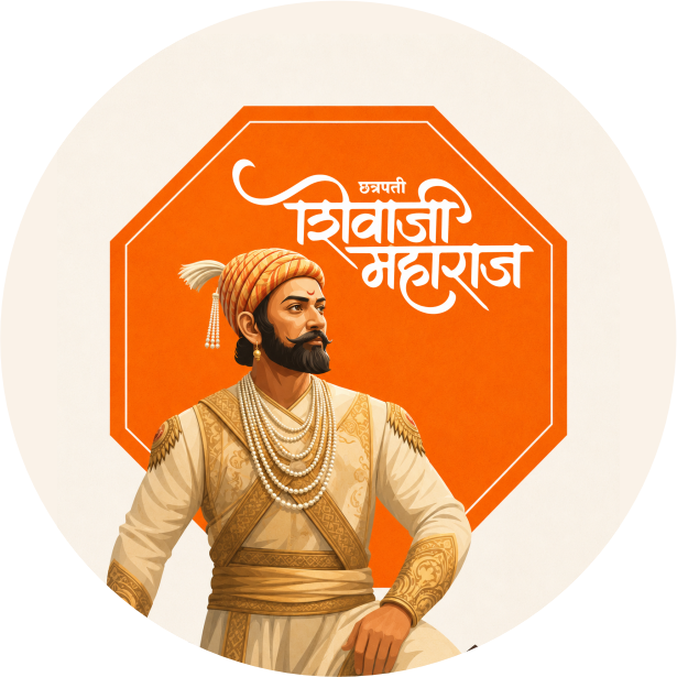 Chhatrapati Shivaji Maharaj Pin Badge - Image 2