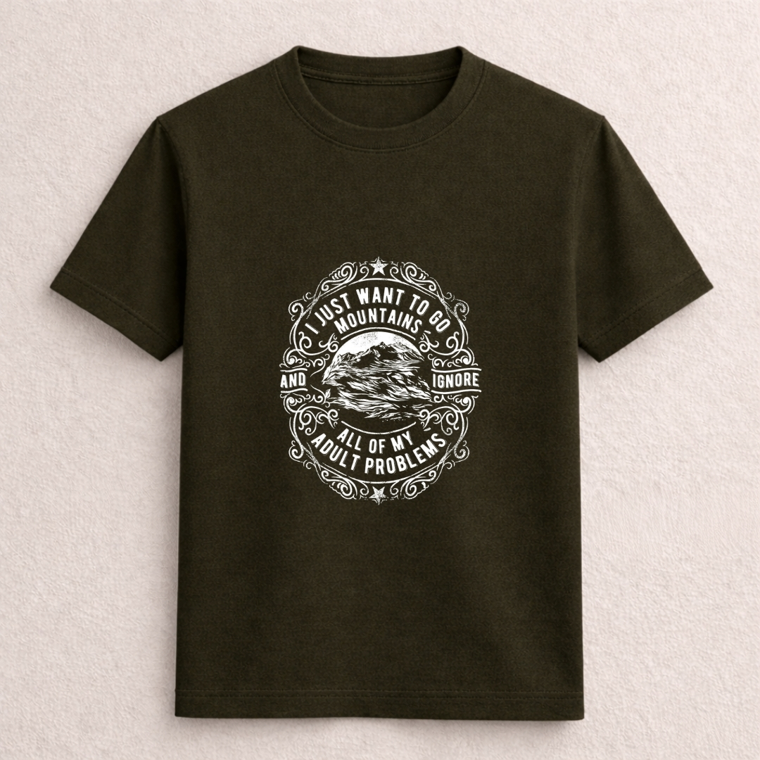 Mountain Adventure Graphic T-Shirt – Escape to the Mountains Tee - Image 4