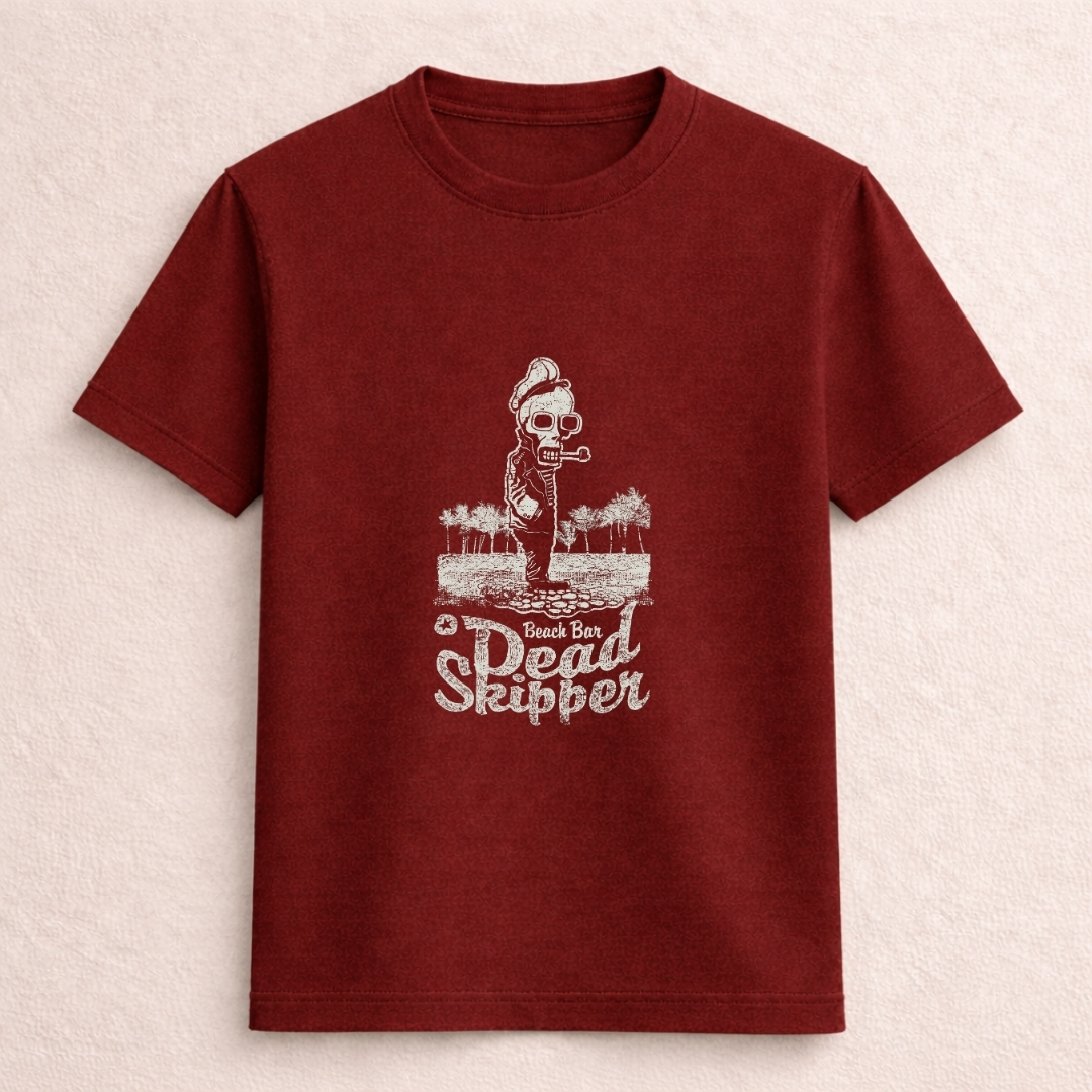 Dead Skipper Beach Bar Graphic T-Shirt - Image 2