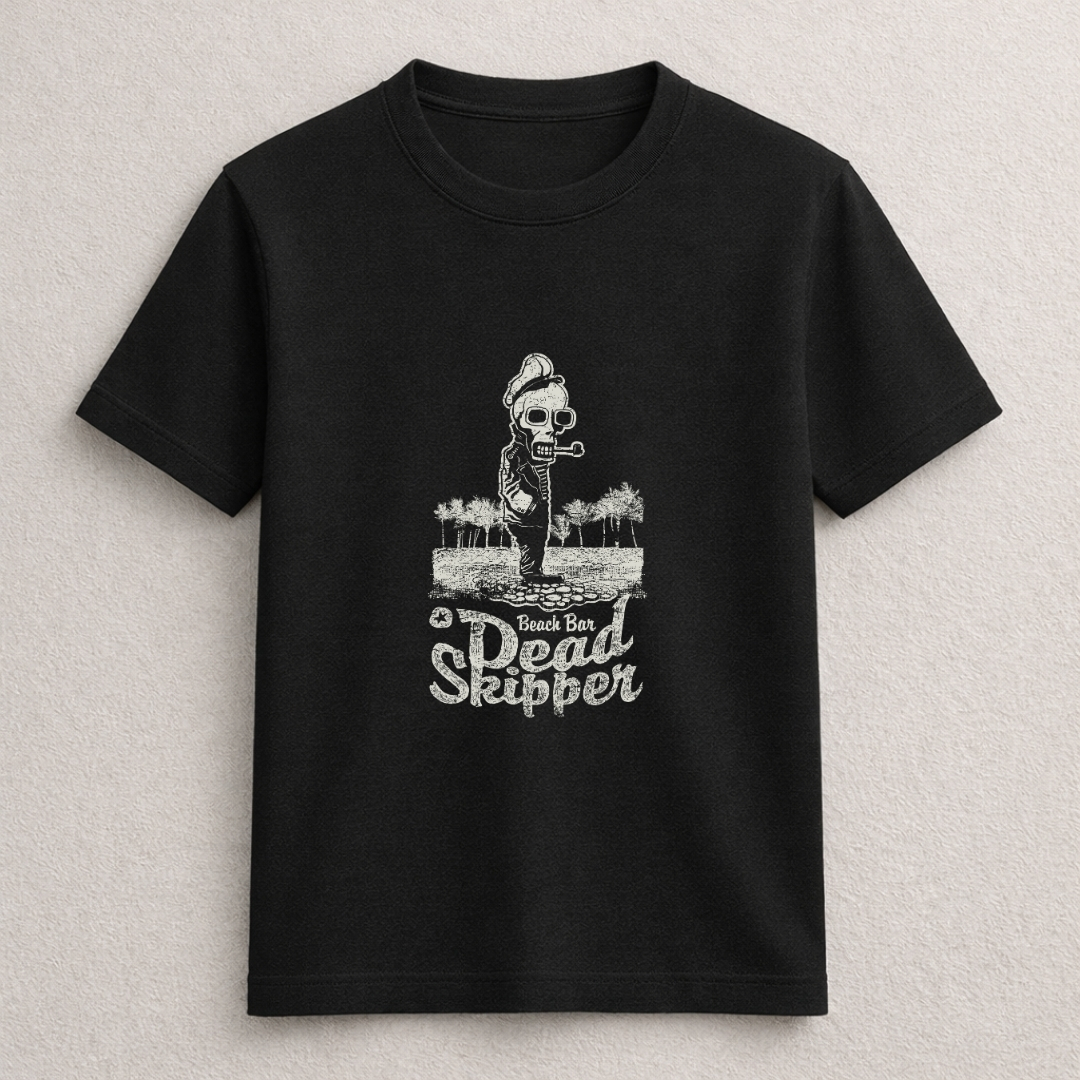 Dead Skipper Beach Bar Graphic T-Shirt