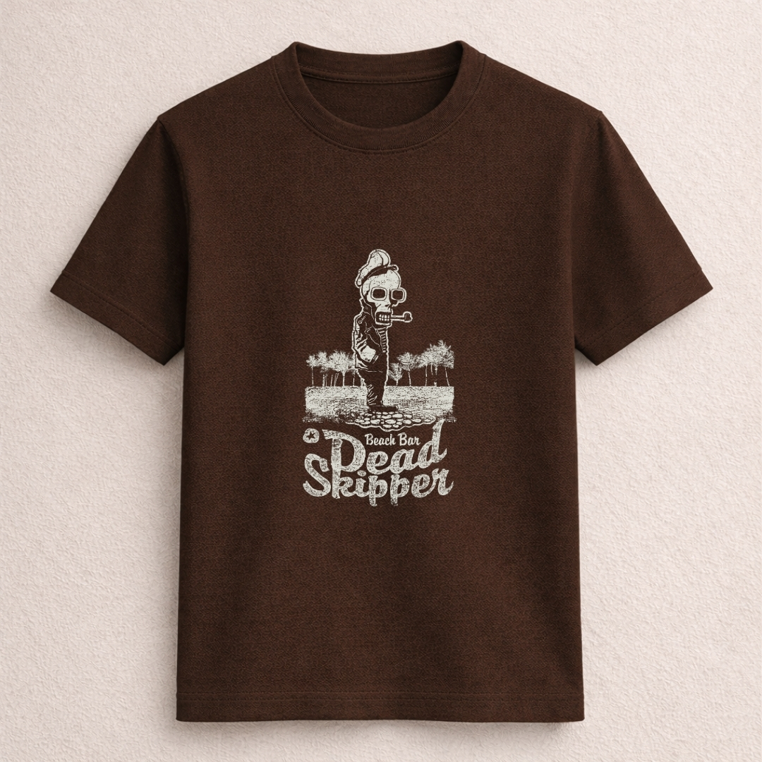 Dead Skipper Beach Bar Graphic T-Shirt - Image 3