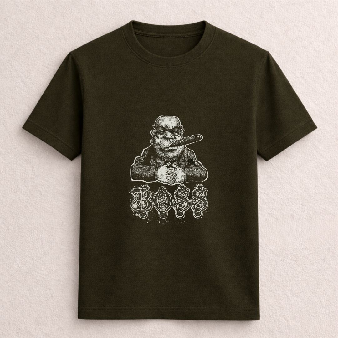 Boss Vintage Graphic T-Shirt - Image 4