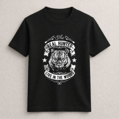 Real Hunter Live in the Woods Tiger T-Shirt