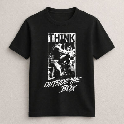 think outside the box motorcycle t-shirt