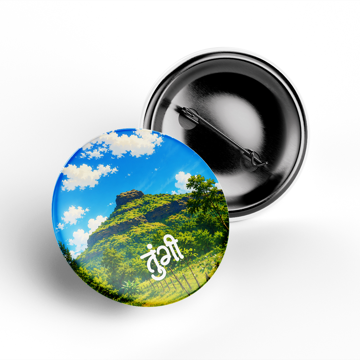 Tungi Fort Button Badge