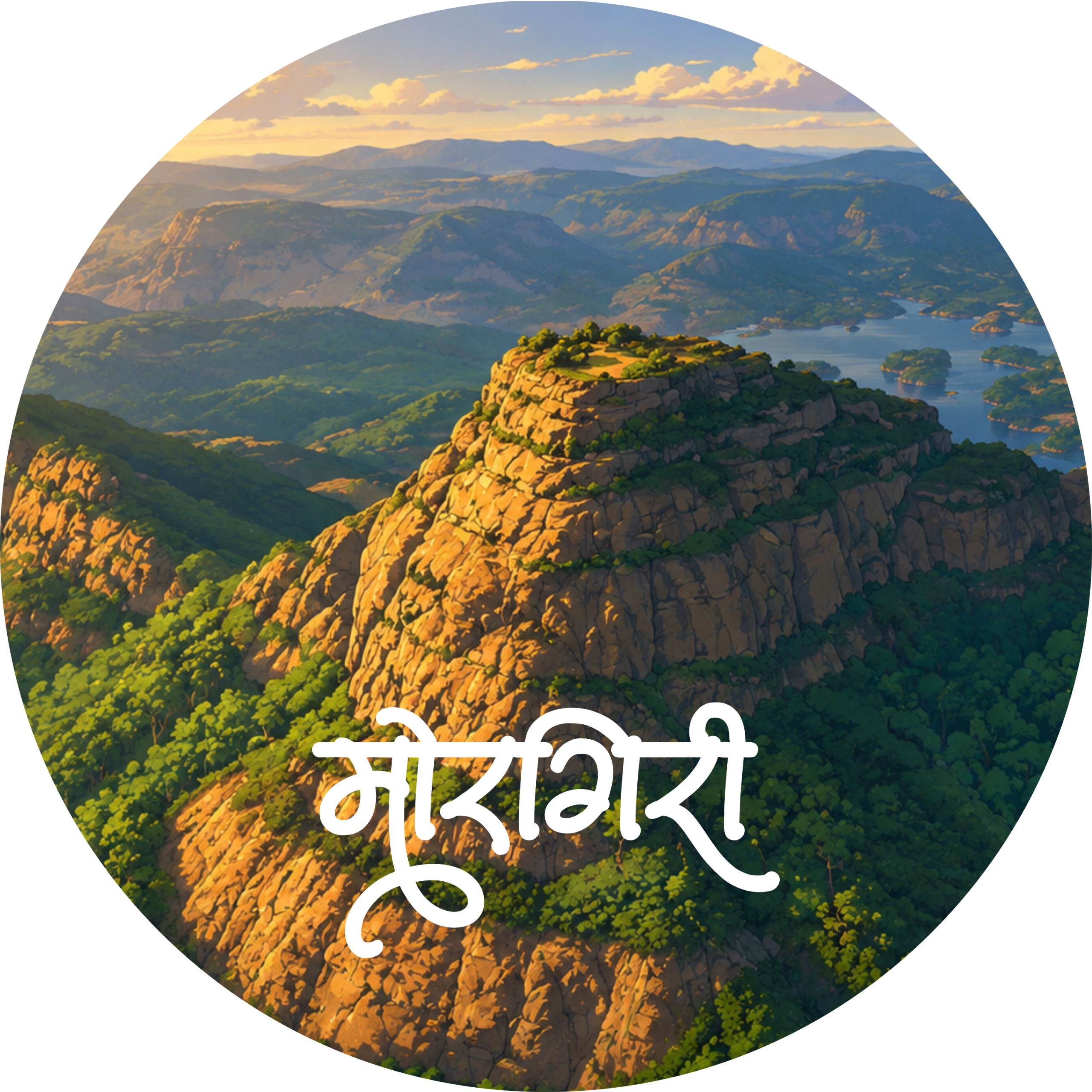 Majestic Moragiri Fort Badge – Premium Pin Button for Trekking & Fort Lovers - Image 2