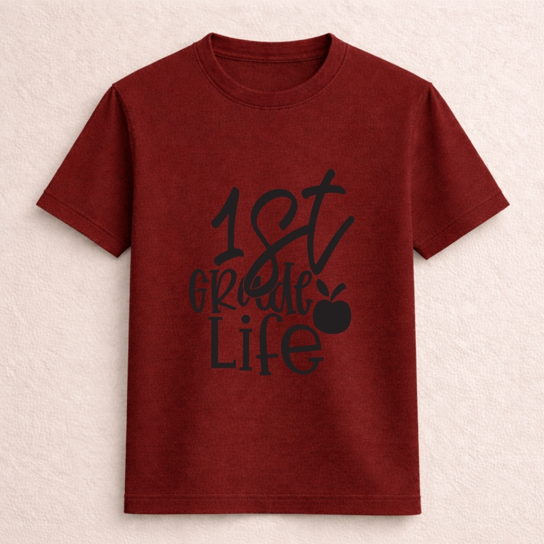 1st Grade Life Kids T-Shirt - Image 3