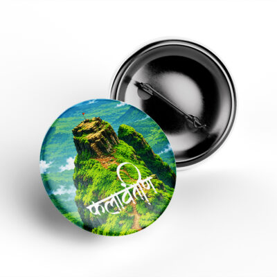 Kalavantin Fort Badge Premium Metal Pin Button