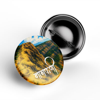 Naneghat Fort Badge Premium Metal Pin Button