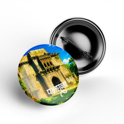 Panhala Fort Badge Premium Metal Pin Button