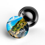 Premium Janjira Fort Badge Metal Pin Button
