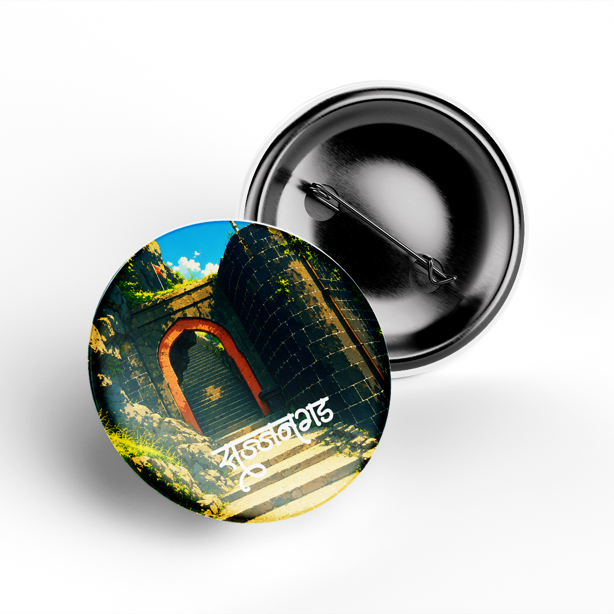 Sajjangad Fort Pin Badge