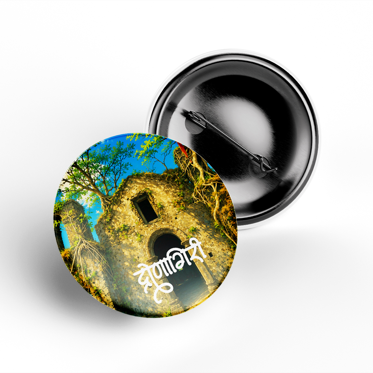 Dronagiri Fort Pin Badge