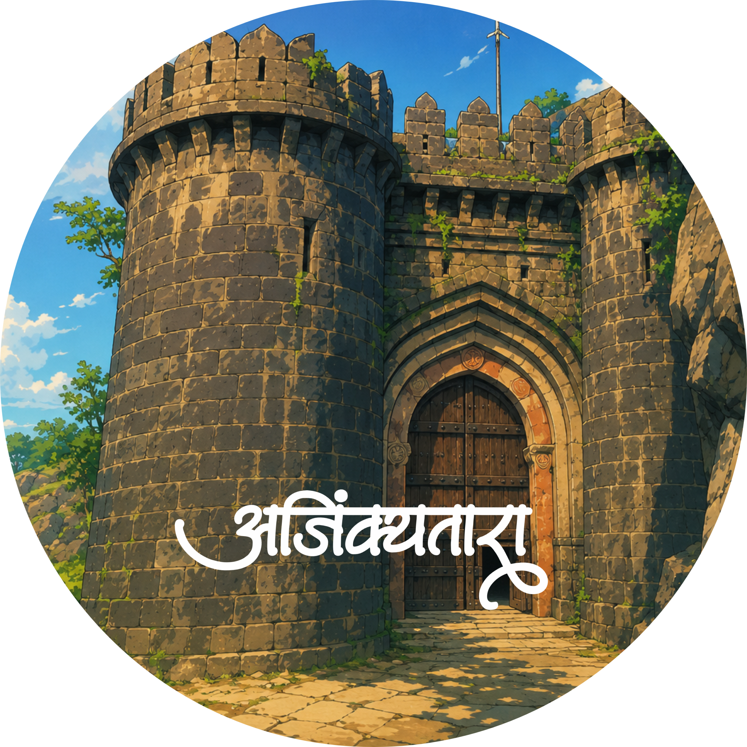 Ajinkyatara Fort Pin Badge - Image 2