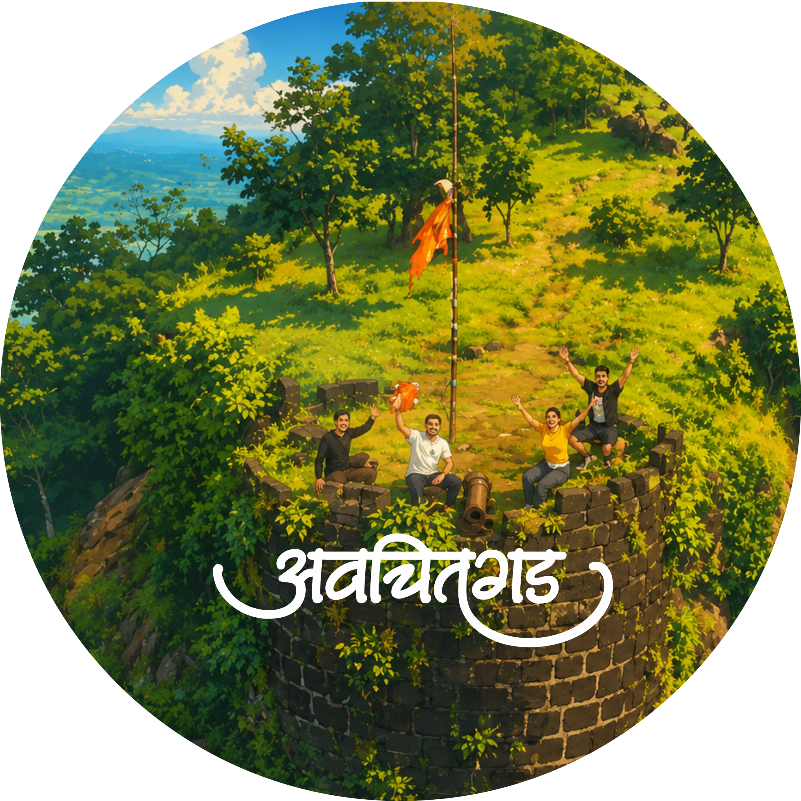 Avchitgad Fort Pin Badge - Image 2