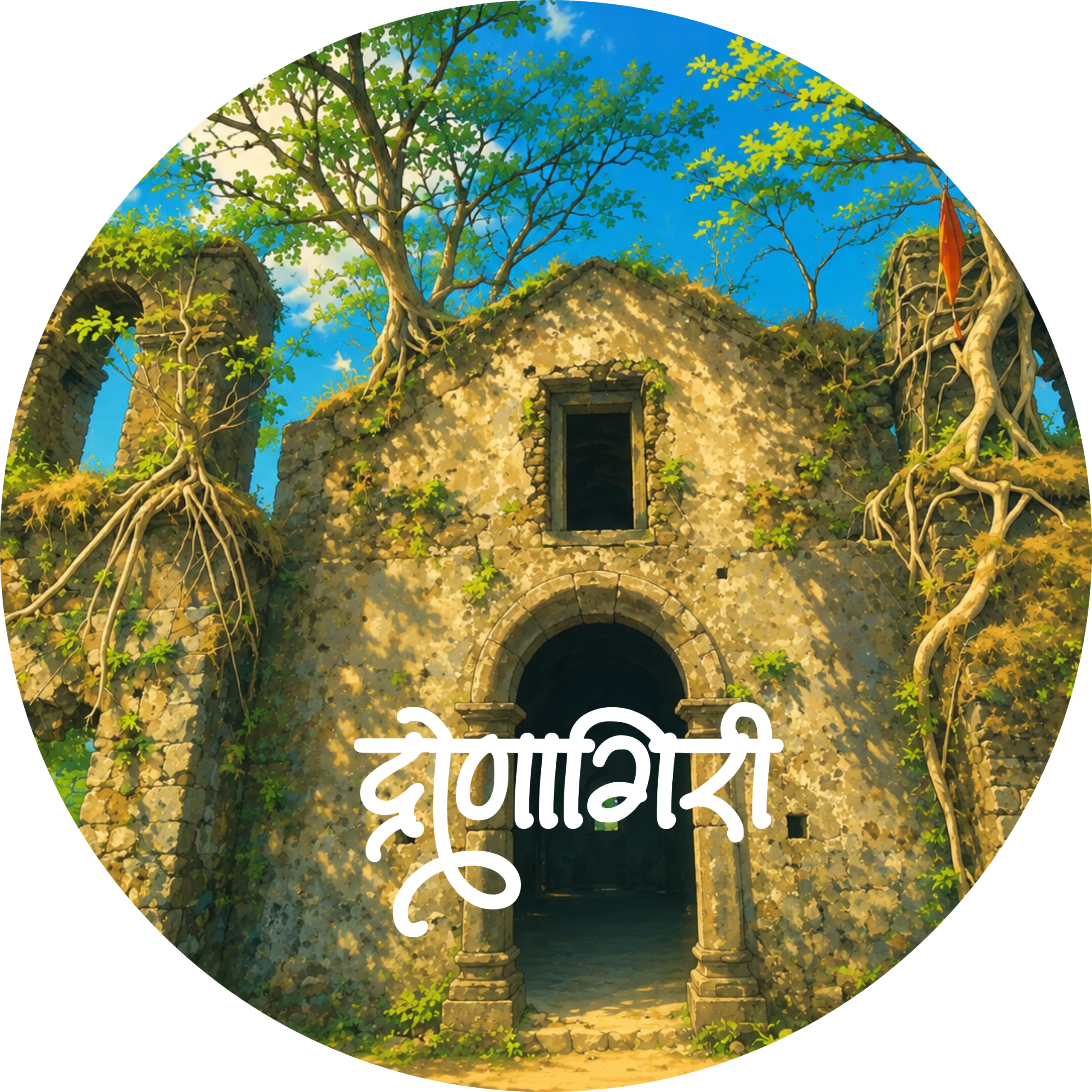 Dronagiri Fort Pin Badge - Image 2